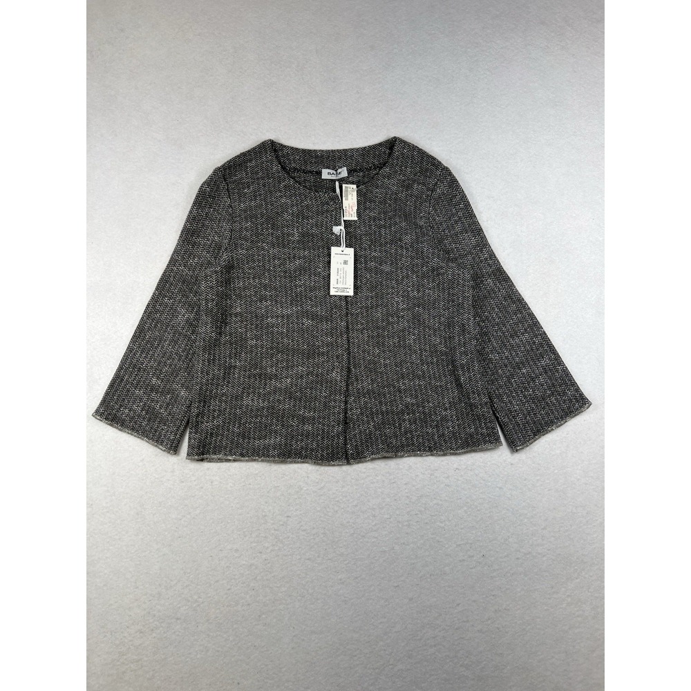 Base‎ Milano Crew Open Jacket Cotton Blend Women's Size 46 NWT $458